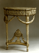 Louis XVI demi lune console table